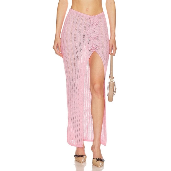 Majorelle's Stella Rosette Maxi Skirt - Picture 4 of 4